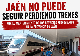Una manifestación en la estación Linares-Baeza exige este sábado un tren digno para Jaén