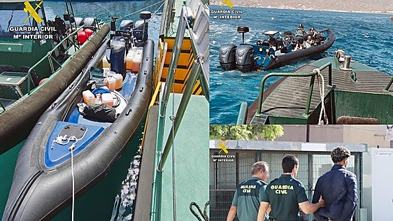 Detenidos cuatro patrones de «pateras taxi» tras dos intervenciones en Cartagena y Águilas (Murcia)