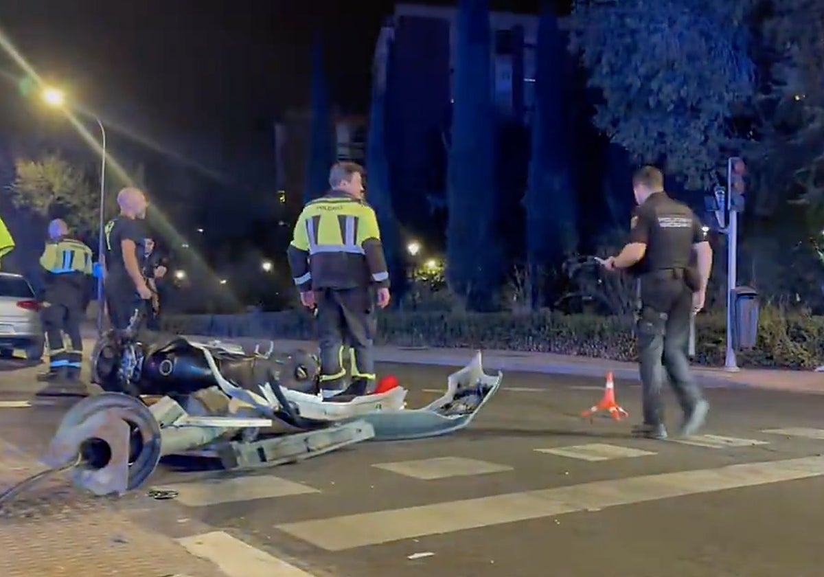 Muere un policía nacional tras chocar con su moto con un coche al salir de trabajar