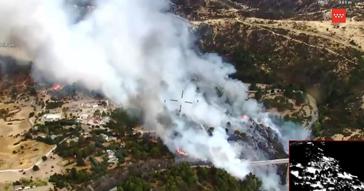 Declarado un nuevo incendio forestal en la Sierra Oeste de Madrid
