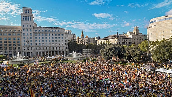 Un independentismo a la defensiva no levanta cabeza en una Diada marcada por el auge de Aliança