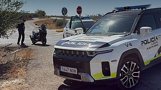 Detienen en Puente Genil al conductor de una moto que iba drogado: da positivo en cocaína y opiáceos