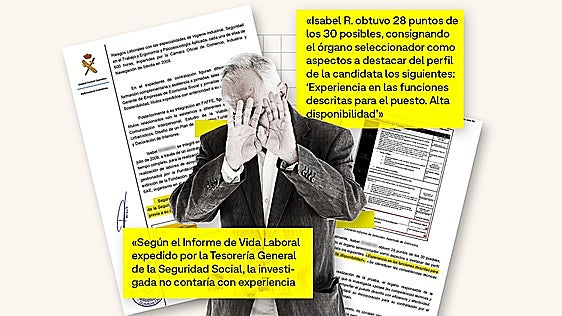El exdirector de la fundación (Faffe) Fernando Villén, con algunos extractos del