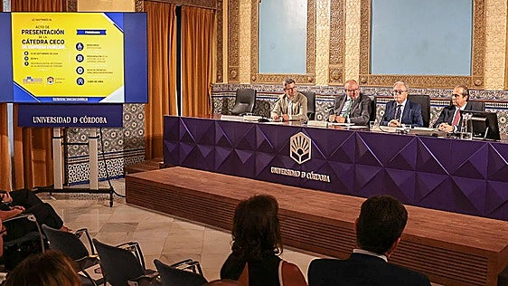 La Universidad de Córdoba y CECO presentan la Cátedra de Empresa Familiar para acercar conocimiento y negocios