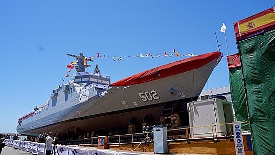 Navantia entrega de modo discreto un barco de guerra a la Marina Real de Marruecos