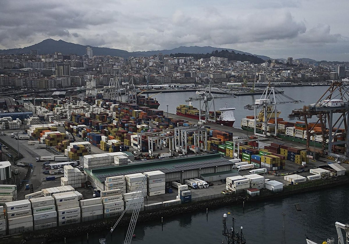 El Puerto de Vigo en una imagen de archivo.