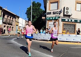 David Magán (i.) y Adrián Villa en un momento de la prueba.