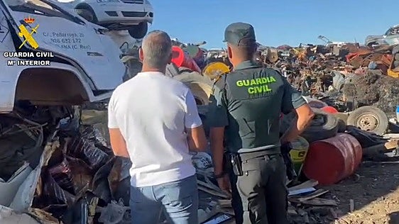 La Guardia Civil detecta 26 infracciones en una operación en chatarrerías de La Sagra