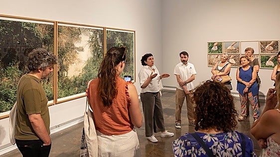 El IVAM acoge una visita comentada a la muestra 'La Albufera' a cargo de los artistas Bleda y Rosa y la creadora Teresa Marín