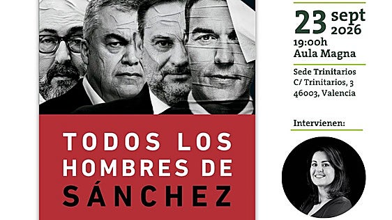 Ketty Garat presenta 'Todos los hombres de Sánchez' en Valencia el 23 de septiembre