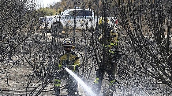 Aragón acaba la campaña estival de incendios con el récord de terreno quemado de su historia