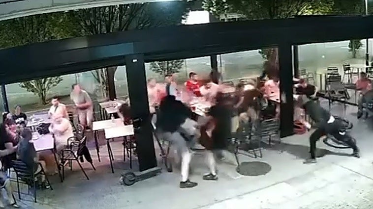 Ocho detenidos por agredir a un grupo de militares en un bar durante la final del Mundial