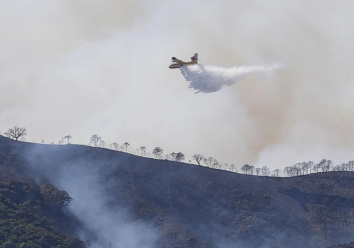 Muere un hombre de 78 años que resultó herido en el incendio de Benahavís