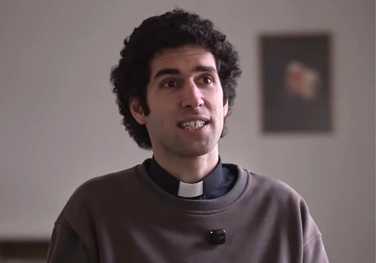 Ignacio Ozores, 26 años, el cura más joven de Madrid: «Entré al seminario a los 18 años»