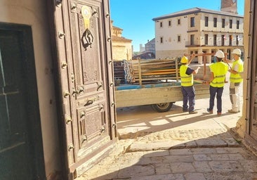 Comienzan las obras de emergencia en el palacio de Almazán para «garantizar su estabilidad»