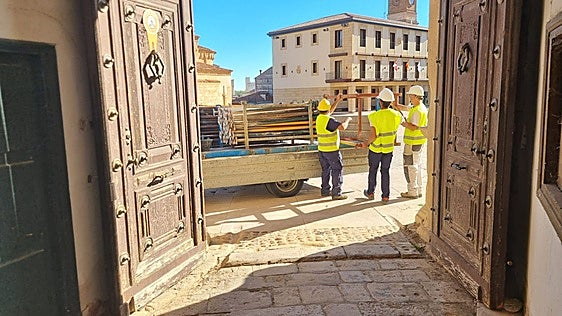 Comienzan las obras de emergencia en el palacio de Almazán para «garantizar su estabilidad»