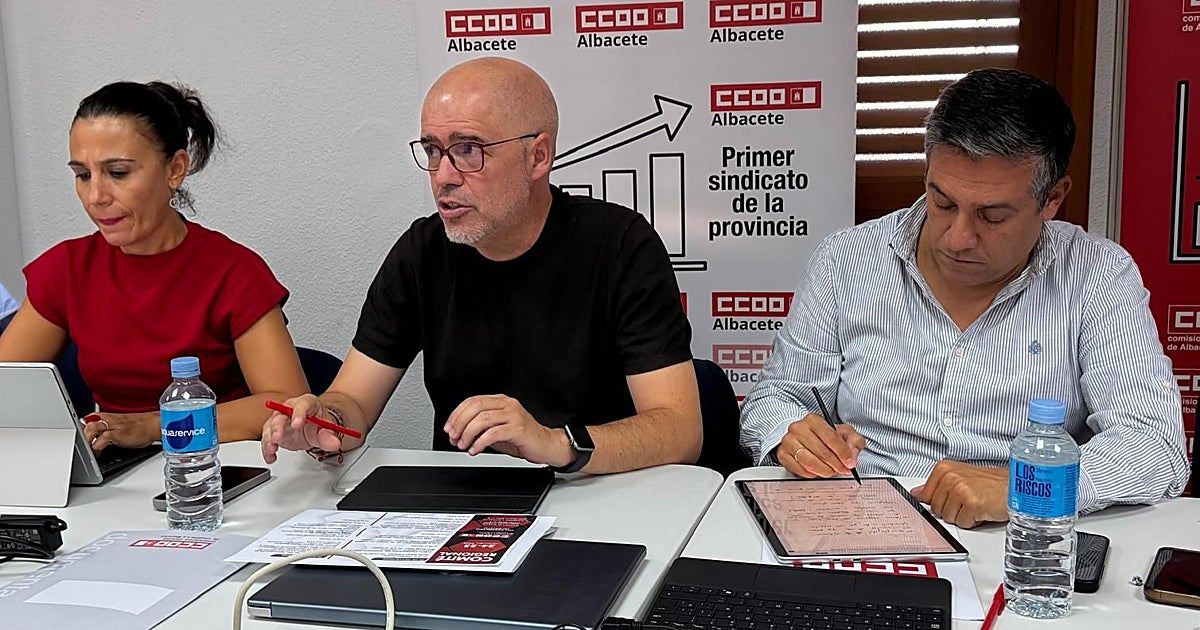 CCOO reclama desde Villarrobledo frenar a los fondos buitre y advierte de movilizaciones por los salarios
