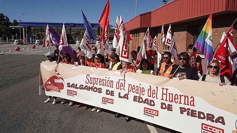 CCOO exige al Gobierno de España que suprima el «abusivo e ilegal» peaje del Huerna
