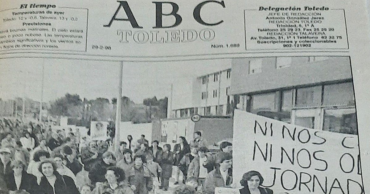 Treinta años de la jornada continuada que puso fin a dos años de conflicto escolar en Toledo