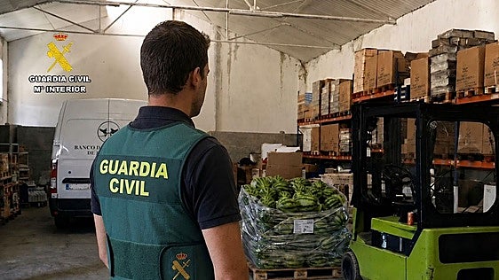 Roban en el Banco de Alimentos de Palencia productos por valor de 10.000 euros y los intentan vender en Parla