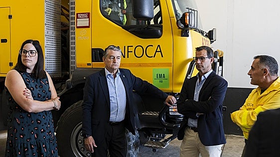Antonio Sanz en el nuevo subcentro de Almería