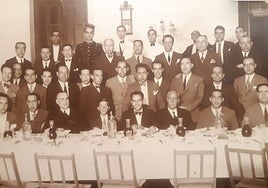Comida de homenaje a Ángel Vera en el Casino en Elda (Alicante).
