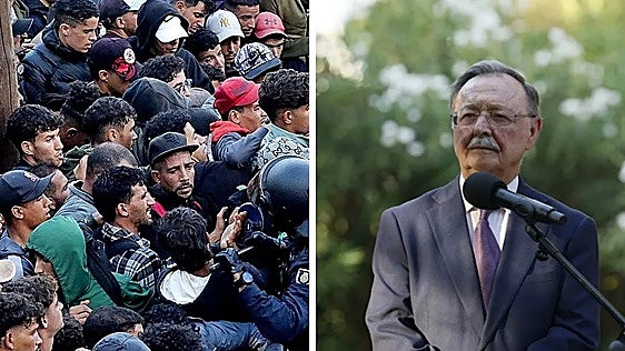 Juan Jesús Vivas, presidente de Ceuta, exige devolver a los inmigrantes a Marruecos: «No vienen de un país en guerra, deben volver por la misma puerta que entraron»