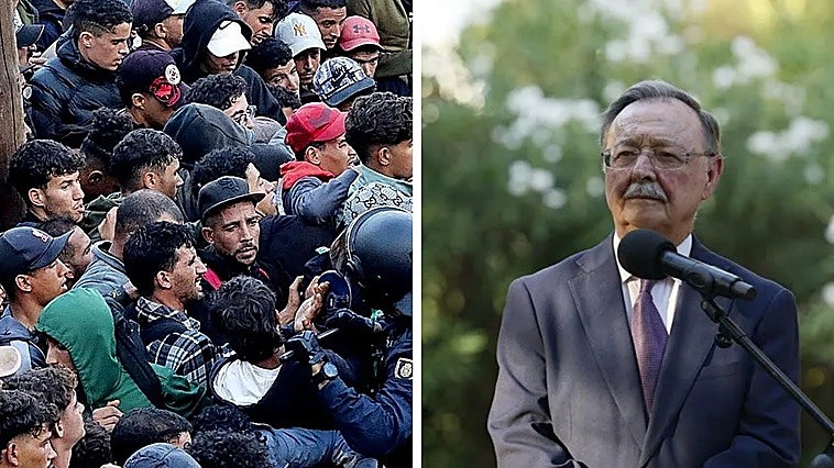 Juan Jesús Vivas, presidente de Ceuta, exige devolver a los inmigrantes a Marruecos: «No vienen de un país en guerra, deben volver por la misma puerta que entraron»