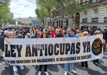 La plataforma antiokupación señala que con los decretos del Gobierno «se legaliza a los okupas»