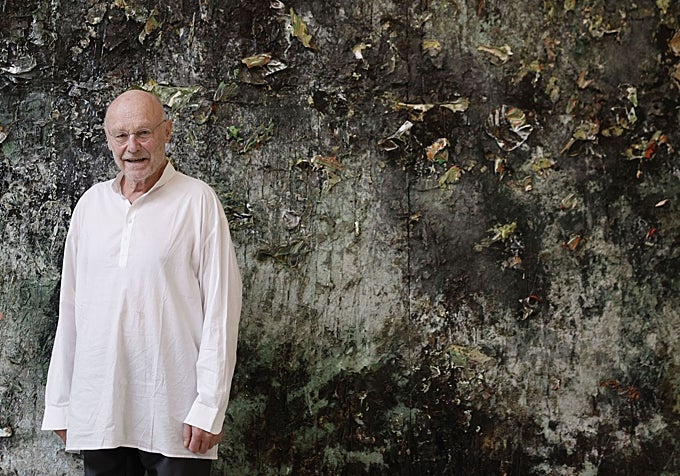 Anselm Kiefer, este miércoles, en Valencia.