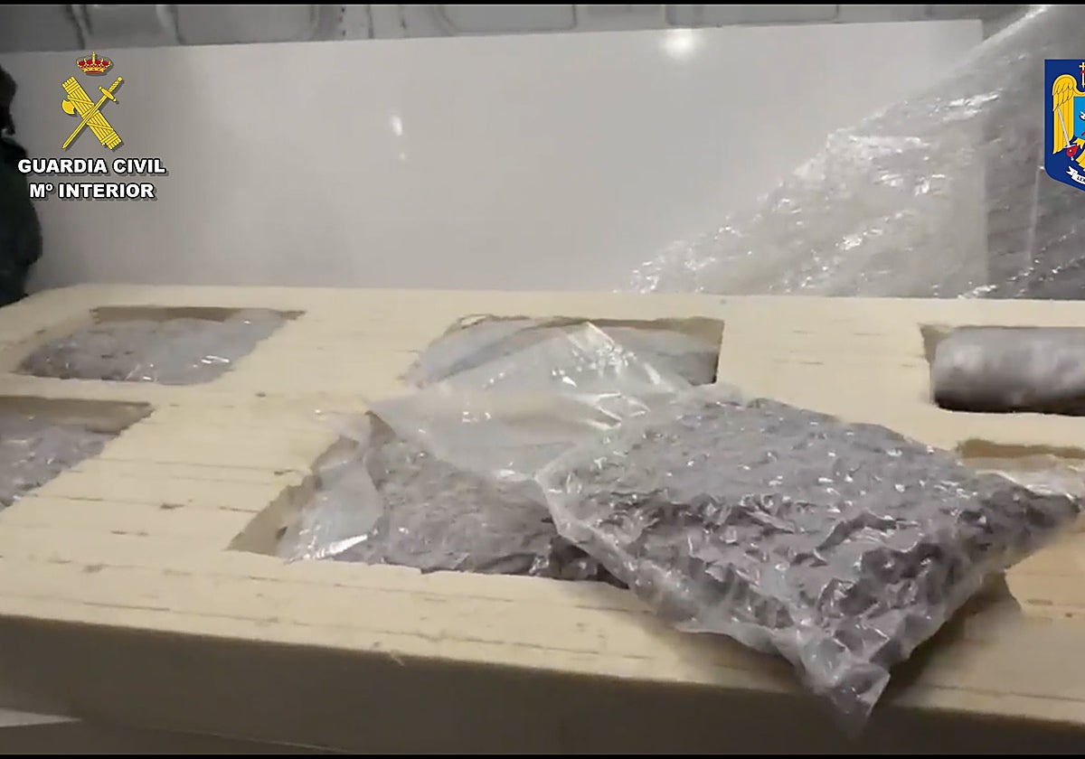 Desmantelan en Jaén una red internacional que enviaba cocaína y marihuana a Rumanía