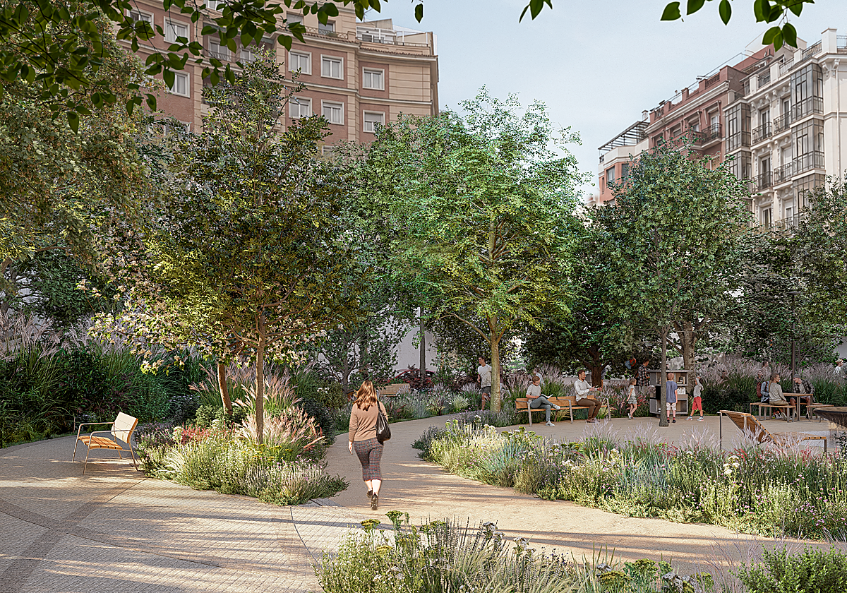 El Ayuntamiento creará un jardín en la glorieta Álvarez de Castro como epílogo de las obras de Olavide