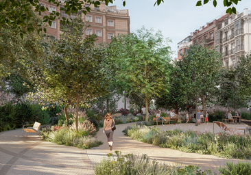 El Ayuntamiento creará un jardín en la glorieta Álvarez de Castro como epílogo de las obras de Olavide