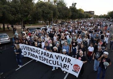 Más de 6.000 personas salen a la calle por el derecho a la vivienda: «Me sobra alquiler después de pagar mi sueldo»