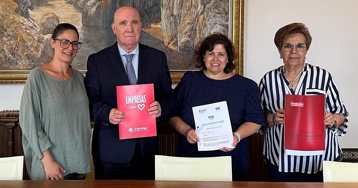 La Fundación CCM se suma a Cáritas para reforzar la ayuda alimentaria a las familias vulnerables de Toledo