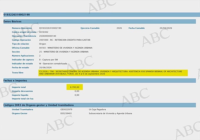 Otro de los gastos del amigo de Pedro Sánchez.