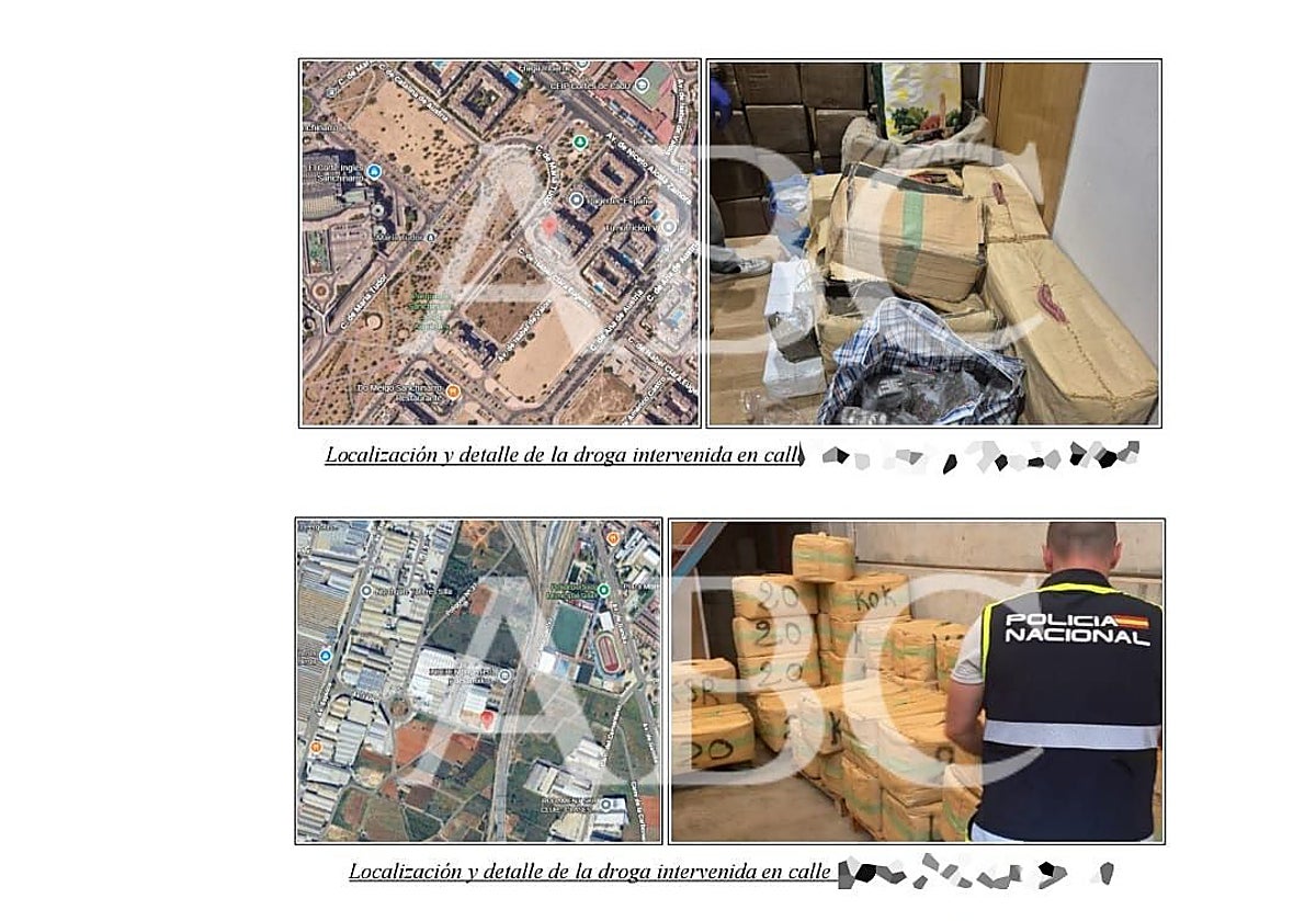La droga incautada por la Policía a los narcos del marido de Verónica Hidalgo