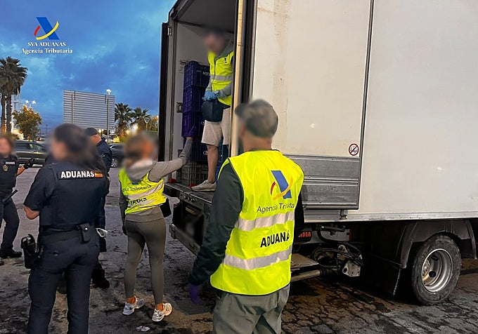 Imagen del vehículo incautado