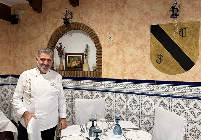 Rafael Jorillo, propietario del Hotel Carvajal en Torrejón el Rubio.