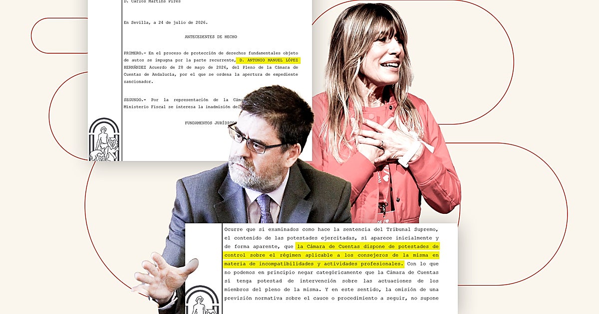 La Justicia avala que la Cámara de Cuentas andaluza investigue al consejero del PSOE que asesoró en secreto a Begoña Gómez