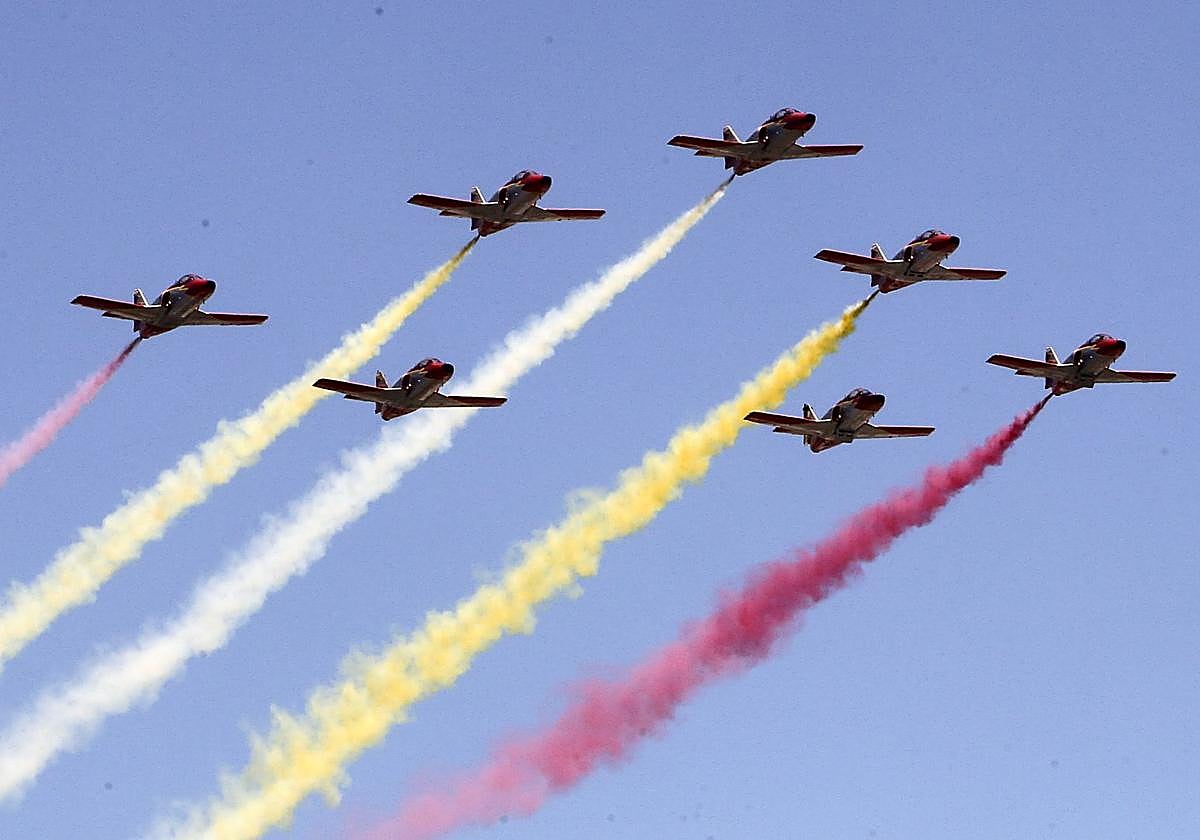 Estos son los aviones que participan en los actos por el 12 de octubre en Madrid