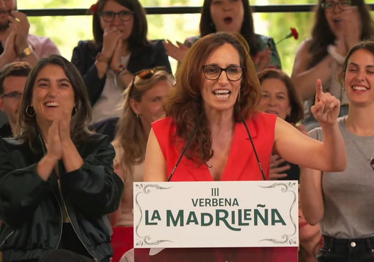 Mónica García se protege ante el posible batacazo de Más Madrid en las generales