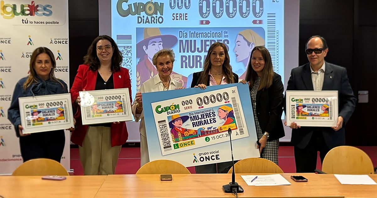 El cupón de la ONCE visibiliza a las mujeres rurales y su contribución al desarrollo del medio rural