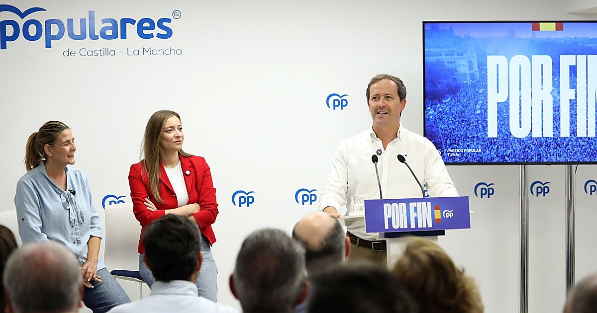 Velázquez acusa a Sánchez de «despreciar» a Toledo y pide acabar con la «mafia» del Gobierno