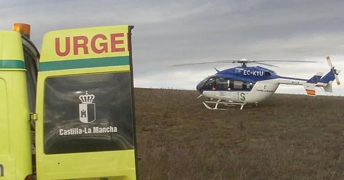 Herido un trabajador al reventarle un neumático en un taller de Añover de Tajo