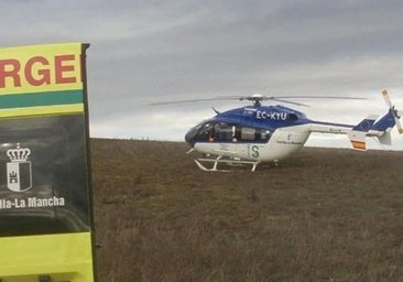 Herido un trabajador al reventarle un neumático en un taller de Añover de Tajo