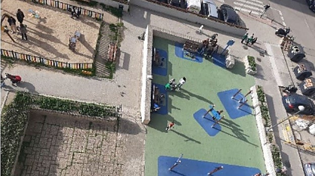 Imagen antes - Antes y después en la plaza Platón