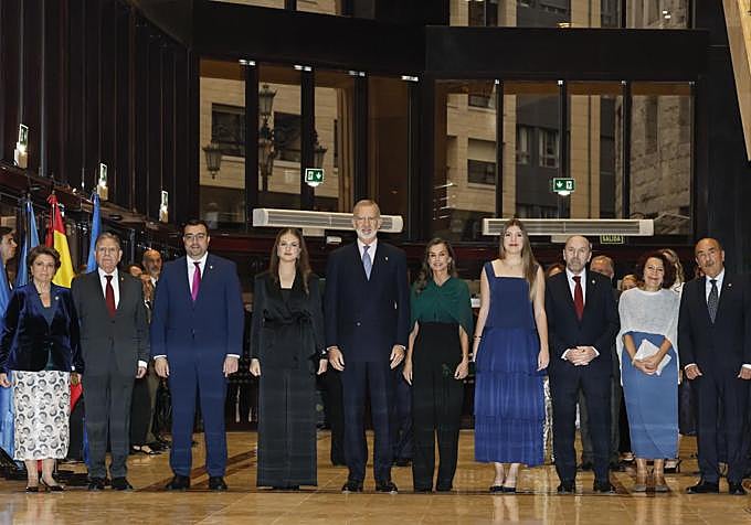 Los Reyes, acompañados por la Princesa Leonor y la Infanta Sofía, presiden el XXXIV Concierto Premios Princesa de Asturias en el Auditorio Príncipe Felipe de Oviedo