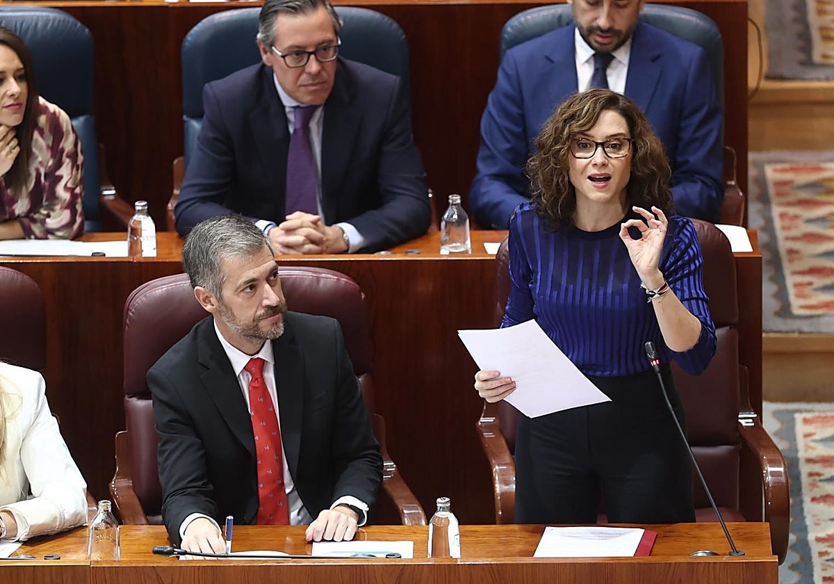 Ayuso, ante las amenazas de la izquierda: «No me van a callar ni amedrentar»