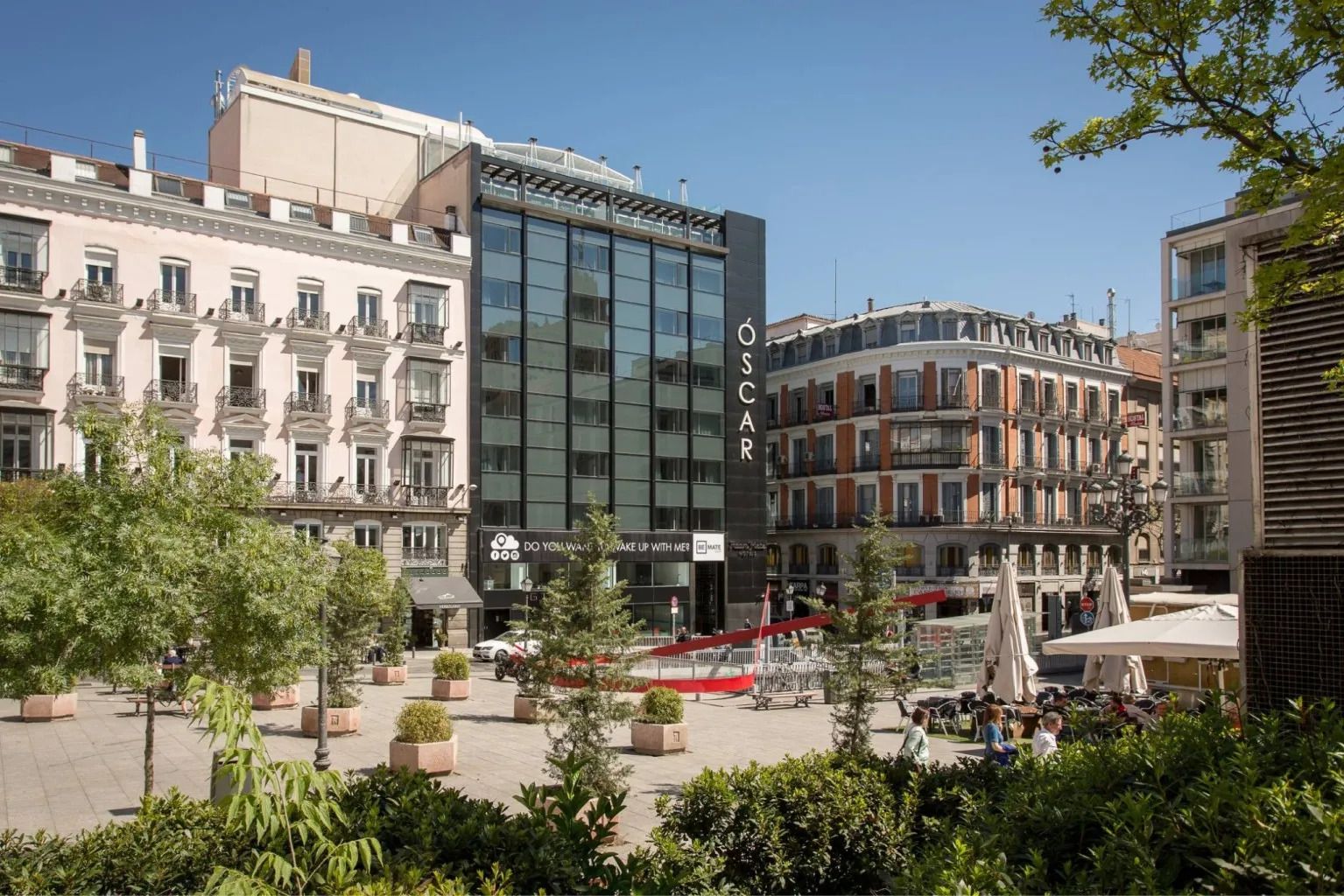El hotel Room Mate Óscar de Madrid, que vende su mobiliario.